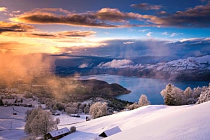 FRÜHLINGS WINTEREINBRUCH THUNERSEE