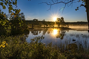 Sonnenaufgang am See