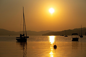 Sonnenaufgang am Whörtersee