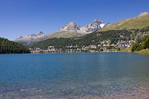 St. Moritz mit Piz Nair