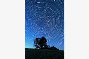 Startrails über dem Belpberg Startrails über dem Belpberg