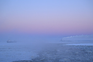 Sunrise in Finnland