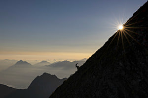 Morgenstimmung in den Alpen Morgenstimmung in den Alpen