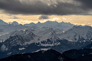 Wetterphänomen in den Bergen