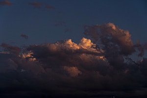 Sommerabend Wolke