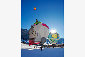 Startplatz am Ballonfestival Château-d'Oex 2024
