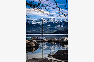 Blick über den Thunersee