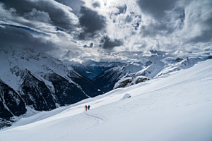 Earn your turns! Earn your turns!
