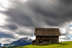 Aprilwetter...  Sonne und Wolken