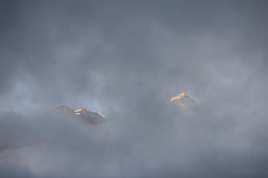 [in between the clouds]