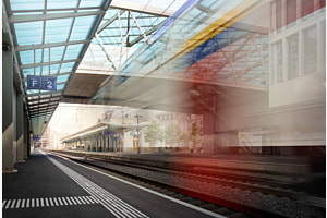 Train en gare de Renens