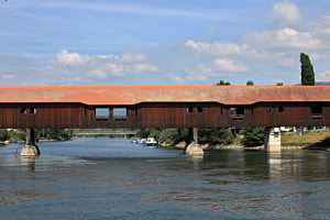 Holzbrücke -Büren an der Aare
