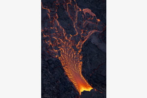 Icelandic lava stream