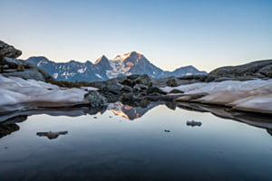 Spiegelung am Morgen 