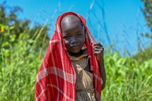 Mädchen in Uganda