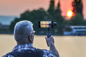 Sonnenuntergang in Zug