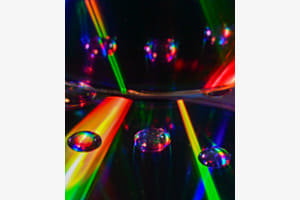 Wassertropf auf CD