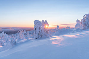 sun and snow