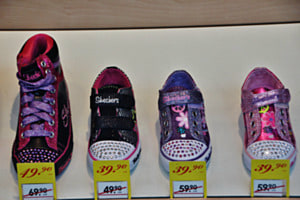 Glitzer- Schuhe