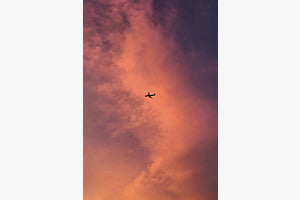 In the air