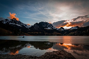 sonnenuntergang schwarzsee