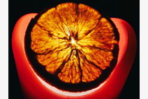 Orange-Kerze?