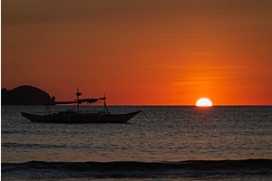 Peace at sunset