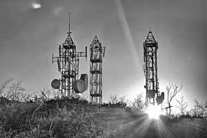 Sunset at the Antennas