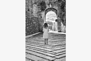 Girl in Tuscany