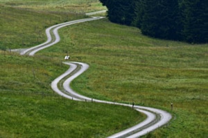 Verspielter strassenbauer