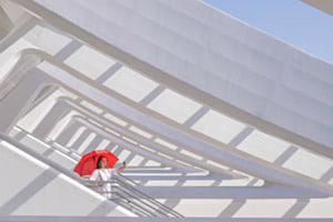 red umbrella