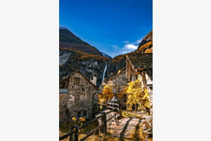 Wasserfall Foroglio Ticino