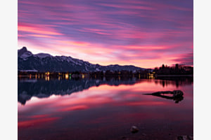 Sonnenuntergang am Thunersee