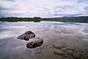 Wolkenspiegelung