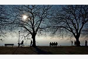 Jour de l'an au bord du Léman