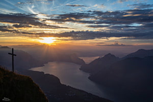 Crépuscule en altitude 