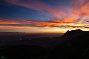 Quand le ciel embrasse l'horizon 