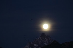 Mond geht auf 