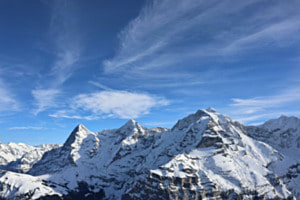 Vom Schilthorn aus