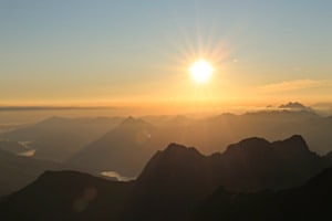 Vom Brienzerrothorn aus richtung luzern