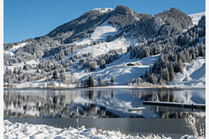 Spiegelung am Schwarzsee