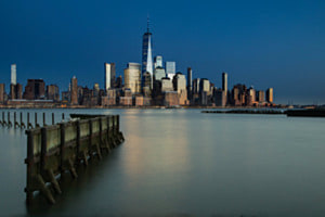 Skyline in Blue 