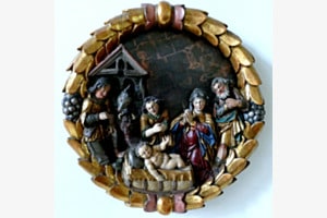Medaillon (17. Jhd.) in der St-Martin-Kirche in Langenargen (Bodensee)