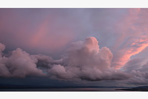 Wolken in Pastellfarben