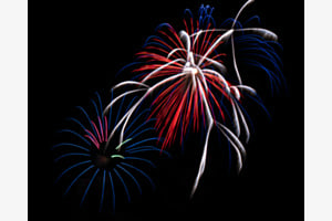 Feuerwerk - Eine abstrakte Version Feuerwerk - Eine abstrakte Version