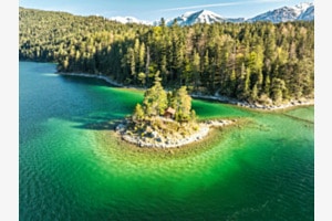 Insel aus der Luft