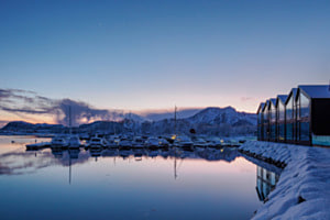 Blaue Stunde in Ringstad