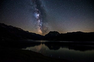 Milchstrasse über Wägitalersee