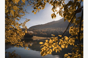 Engadin im goldenen Gewand