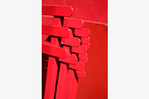 Muster in Rot